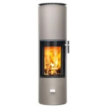 Cera Solitherm Speicherofen, Stahl Champagner lackiert, Powerblock inklusive