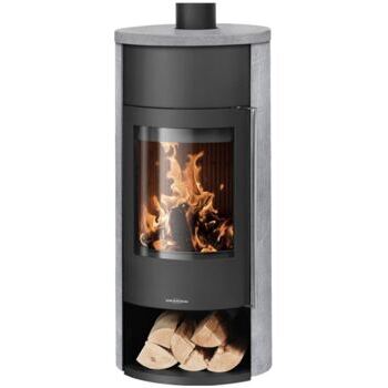 Polar Neo W+,  Kaminofen mit Specksteinmantel und Speichereinlage