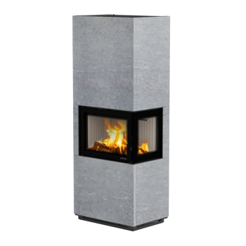 Lotus Visto Wärmespeicherofen, Scheibe rechts