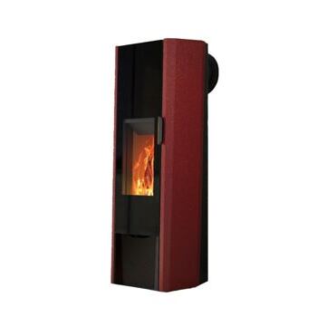 Tiba Tonwerk Speicherofen T-Art eco2, Steinmantel Rubinrot roh