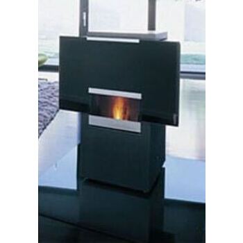 Wodtke CW 21  Pelletofen mit grosser, dunkler Glasfront