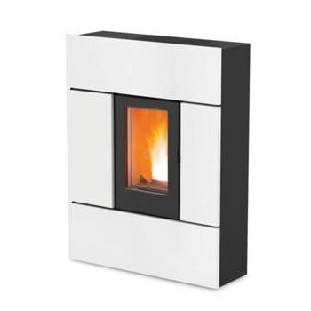 MCZ Pelletofen Ray Comfort Air 8 kW UP , Pelletofen Stahl weiss