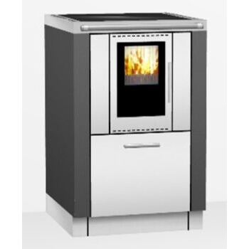 Pertinger Holzherd Ökoalpin 60 Panorama, Seiten schwarz