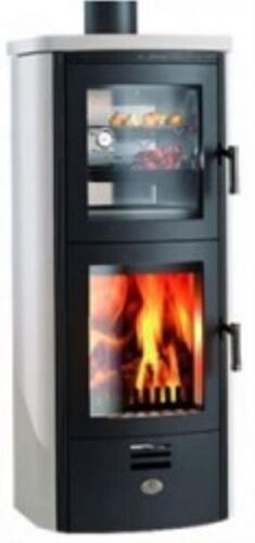 Max Blank Toulouse BF, Kaminofen mit Backfach creme glatt