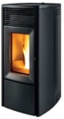 MCZ Pelletofen Ego Air Matic 8 Core R, Stahl schwarz, Rauchrohrabgang hinten