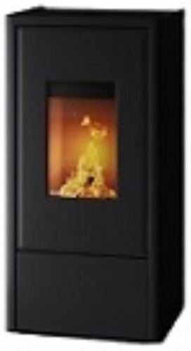Rika Primo Pelletofen 8 kW, Stahlmantel schwarz, Rauchrohrabgang oben