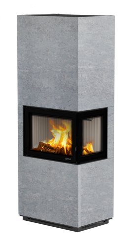 Lotus Visto Wärmespeicherofen, Scheibe rechts