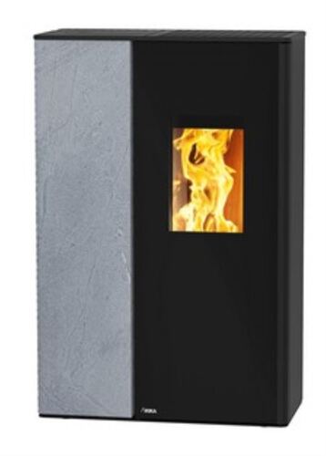 Rika Sono Pelletofen Speckstein (Option Multiair), Rauchrohrabgang oben
