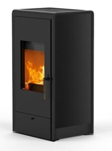 Rika Cook, Kaminofen Stahl mit Cerankochplatte